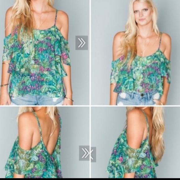 Show Me Your MUMU Romance Ruffle Top - Picture 3 of 9